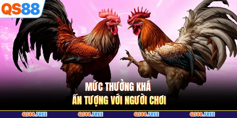 Mức thưởng khá ấn tượng với người chơi